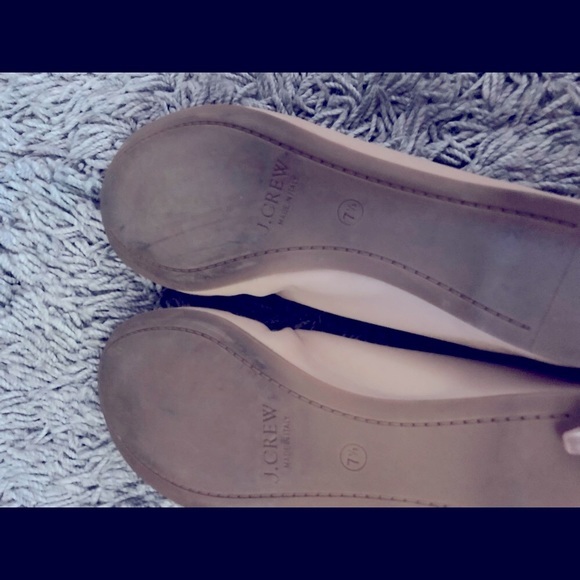 J crew cream tan flats with stud detail made in Italy - Picture 6 of 8
